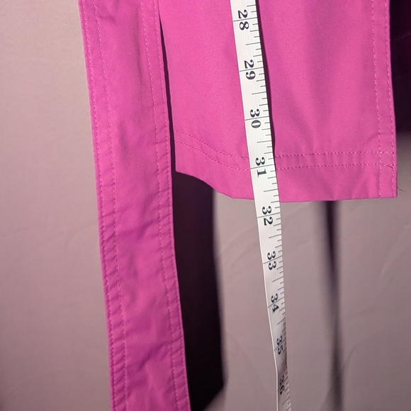 FASHION BUG Elegant Fuchsia Trench Coat Medium - Picture 7 of 12